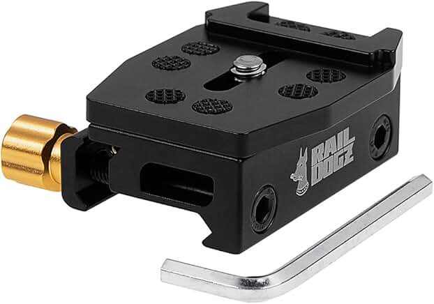 Low Profile Metal Rail Mount for Small Cameras