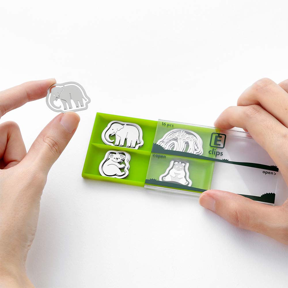 Etched Zoo Pattern Clips