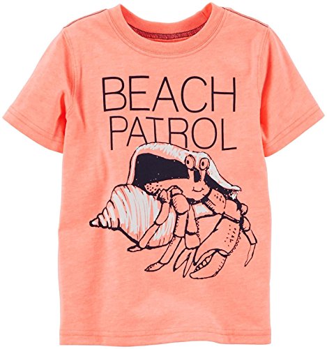 Carter s Baby Boys  Graphic Tee  Baby  - Orange - 3 Months