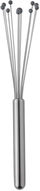 Silicone Ball Whisk for Smooth Sauces, 10x2.25 Inches