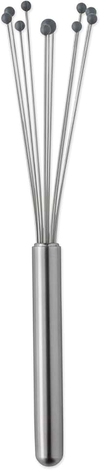 Silicone Ball Whisk for Smooth Sauces, 10x2.25 Inches