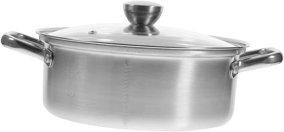 Dual Sided Stainless Steel Soup Pot with Divider