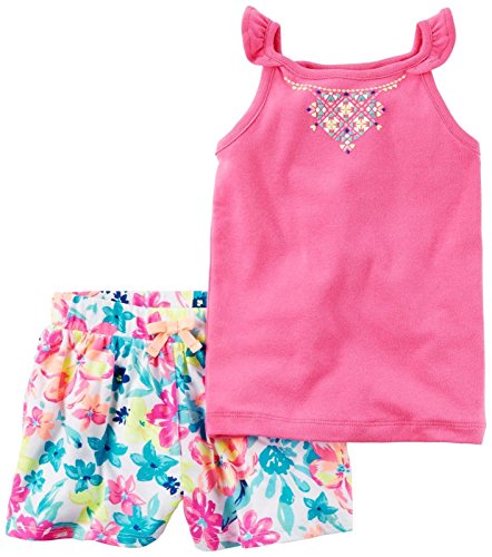 Baby Girls' 2 Pc Playwear Sets 239g411, Pink, NB