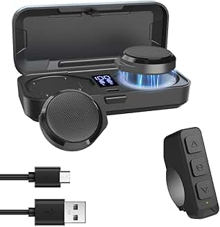 Wireless Bluetooth Helmet Speaker with Remote Control