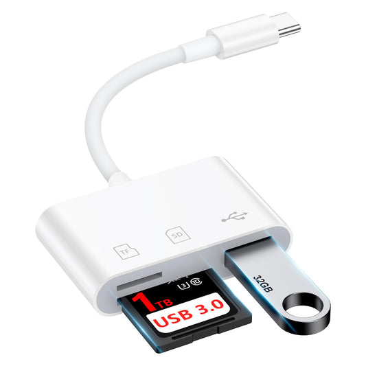 USB-C Micro SD Card Reader for Phone and Laptop