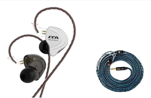 Extra Long Earphone Cable with Hybrid Drivers