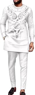 Traditional African Men's Dashiki Suit for Formal and Casual Wear