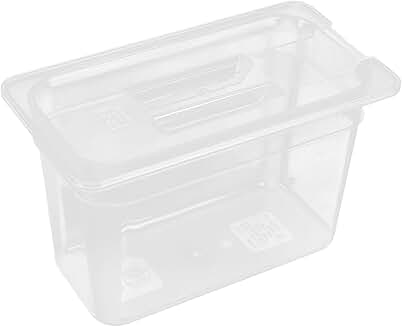 Transparent container for slow cooking and storage