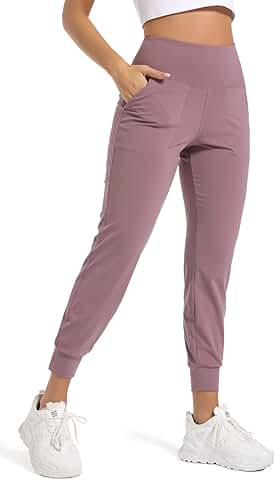Lightweight Women's Jogger Pants for Workout and Lounge
