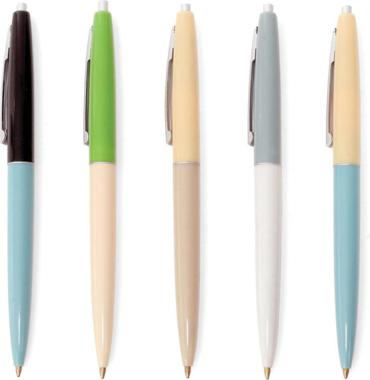 Set of 5 Retro Multi Pens