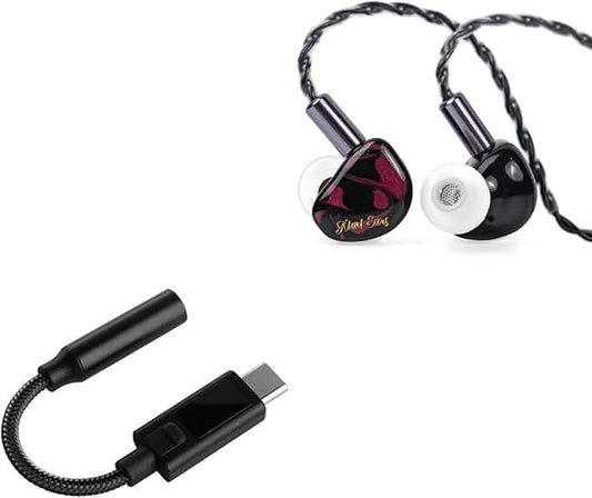Portable DAC and headphone amplifier with in-ear monitor