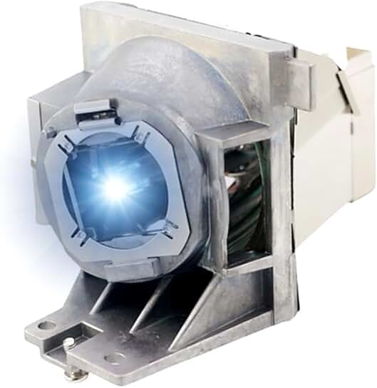 Replacement lamp bulb with housing for projectors