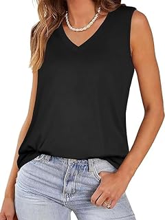 Women’s V-Neck Sleeveless Summer Tank Top