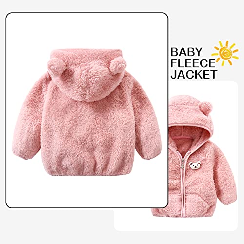 Toddler Fleece Jacket Winter Sweater Coat Clothes Gift For Baby Girl 2T Clothing