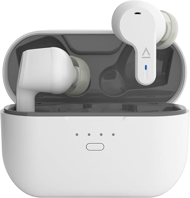 Lightweight True Wireless Earbuds with Noise Cancellation and Long Battery