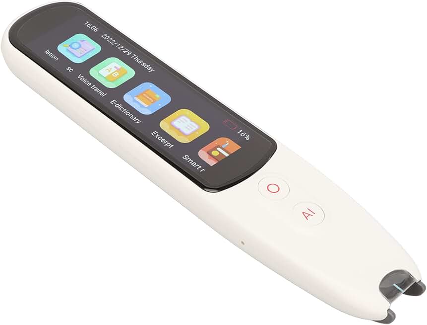 Portable Language Translator Pen with OCR and Speech