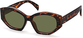 Hexagonal Polarized Sunglasses for Women and Men