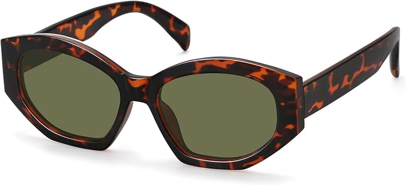Hexagonal Polarized Sunglasses for Women and Men