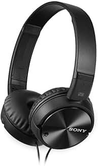 Noise Canceling On-Ear Headphones in Black