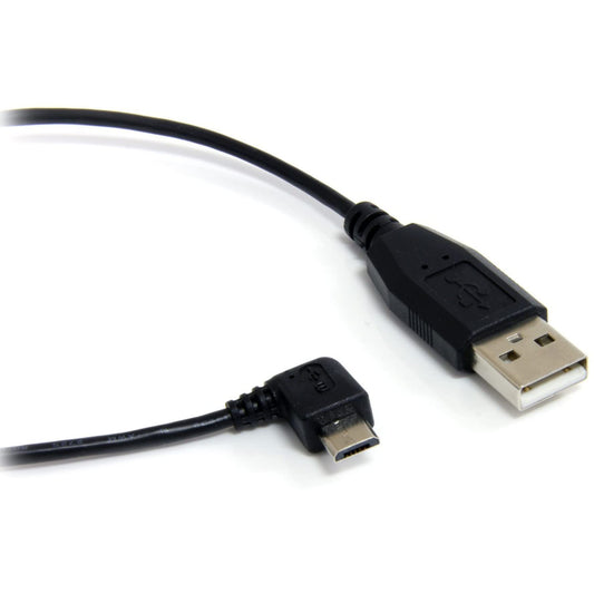 3 ft Micro USB Cable with Right Angle Connector
