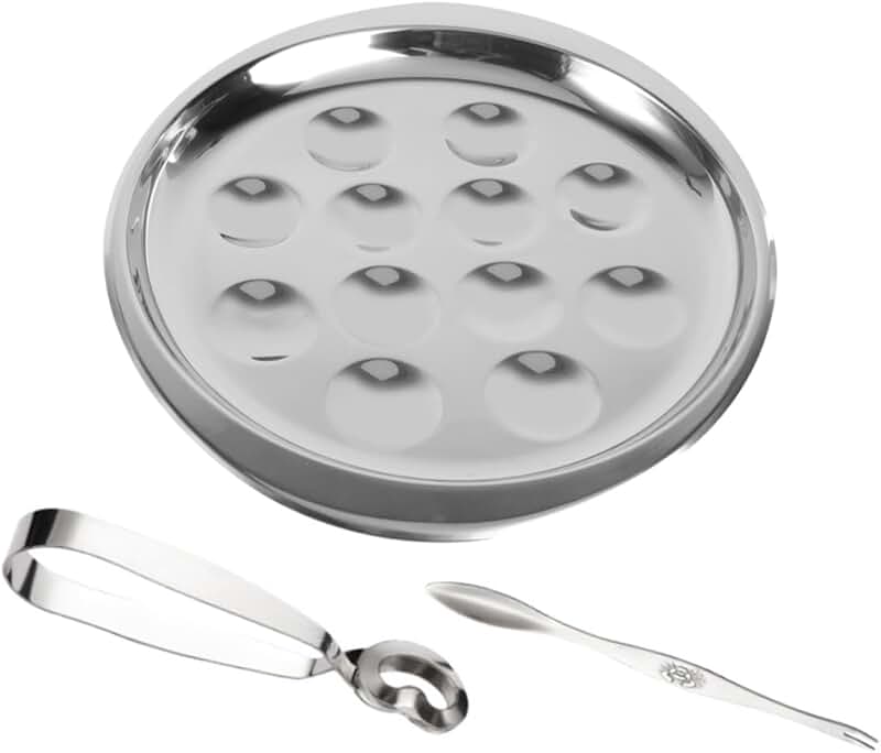 Set of Escargot Dishes for Snails and Oysters