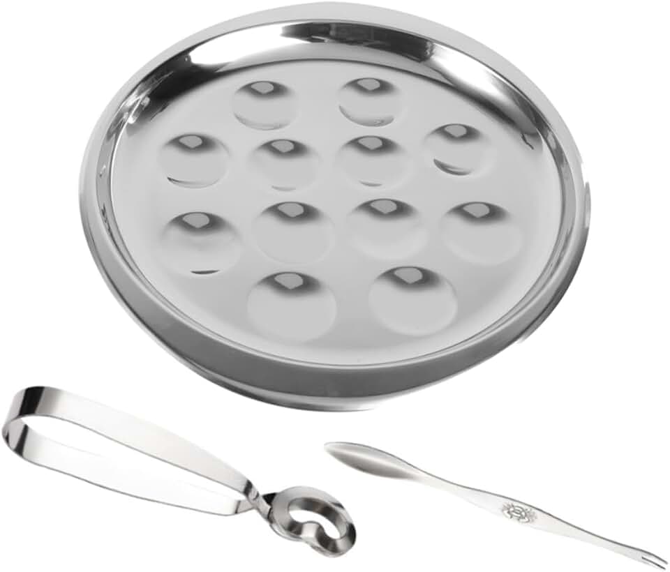 Set of Escargot Dishes for Snails and Oysters
