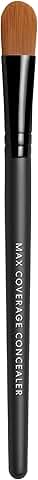 Maximum Coverage Flat Concealer Brush with Synthetic Fibers
