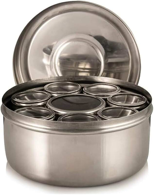 Set of four 5-quart square plastic buckets with handles