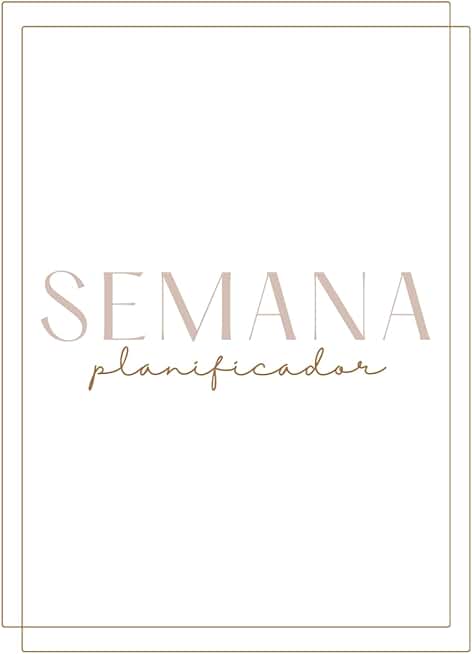 Weekly Planner (Spanish Edition)