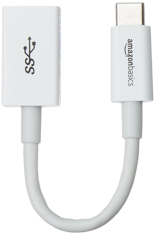 USB-C to USB-A 3.1 Adapter, 5Gbps, White
