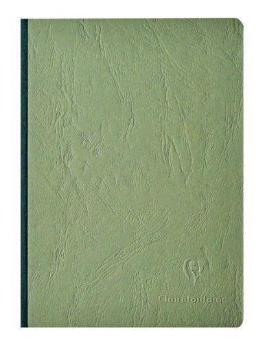 Large Green Clothbound Notebook, 192 Pages