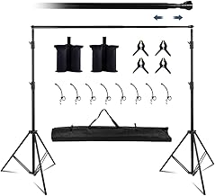 10x8.5ft Adjustable Photography Backdrop Stand Kit
