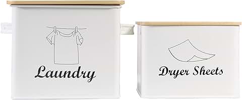 Laundry Powder and Dryer Sheet Storage Box