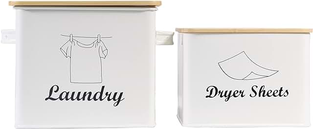 Laundry Powder and Dryer Sheet Storage Box