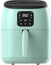 Compact 2.6 Qt. Electric Air Fryer Oven in Aqua