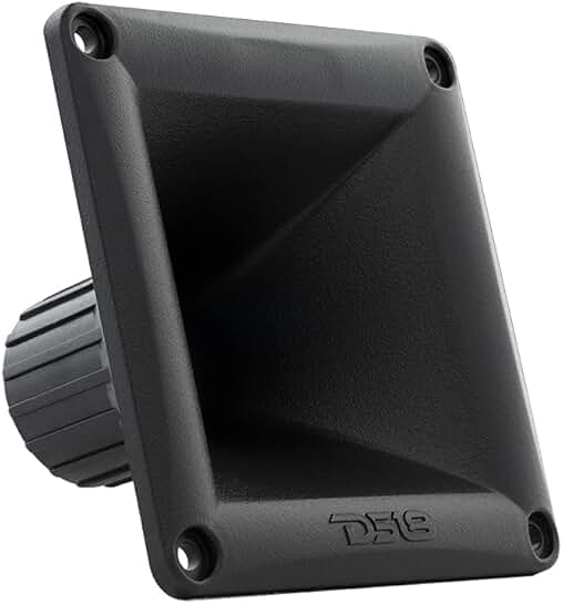 Square Driver Tweeter with Waveguide, 45° x 45°, 2.71" depth