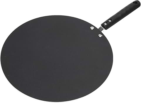 Nonstick Round Griddle Pan with Detachable Handle