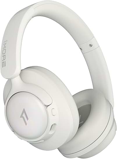 Wireless Bluetooth Over-Ear Headphones with Noise Cancelling and Long Battery Life