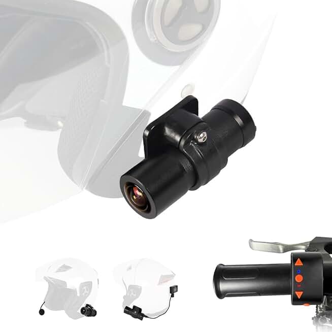 2K Helmet Camera with Bluetooth, WiFi, and Wide-Angle Lens