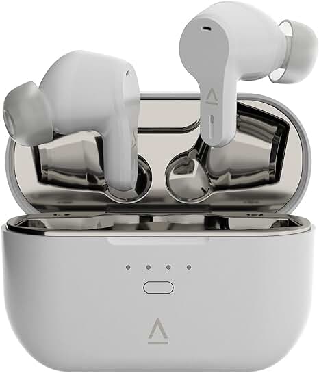Lightweight True Wireless Earbuds with Noise Cancellation and Long Battery
