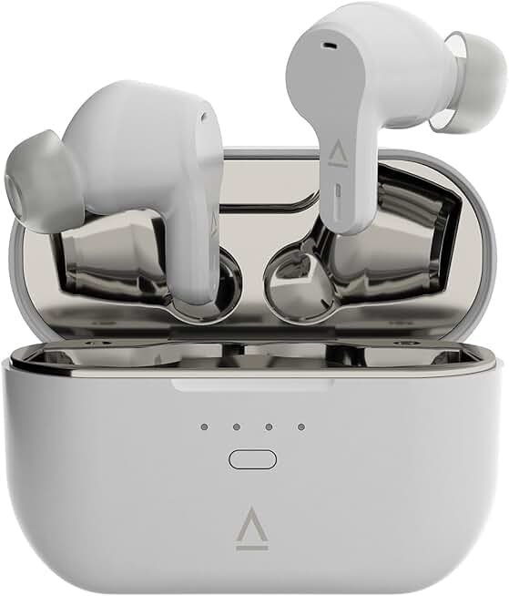 Lightweight True Wireless Earbuds with Noise Cancellation and Long Battery