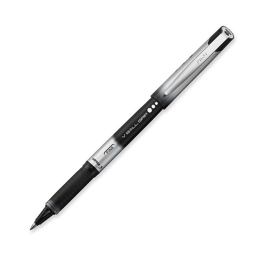 12 Black Fine Point Liquid Ink Rollers