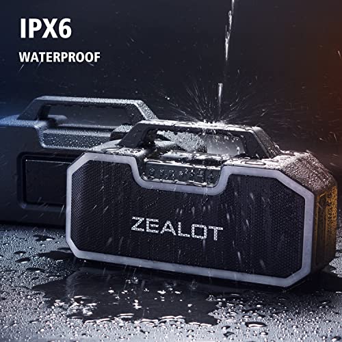 Bluetooth Speaker, 80W Portable Bluetooth Speakers Loud with Dual Paring,IPX7 Waterproof Outdoor Speaker with 14,400MAh Big Battery,50H Playtime,Stereo,Party, Beach Wireless Speaker