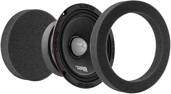 8-inch Car Door Foam Speaker Rings Pair