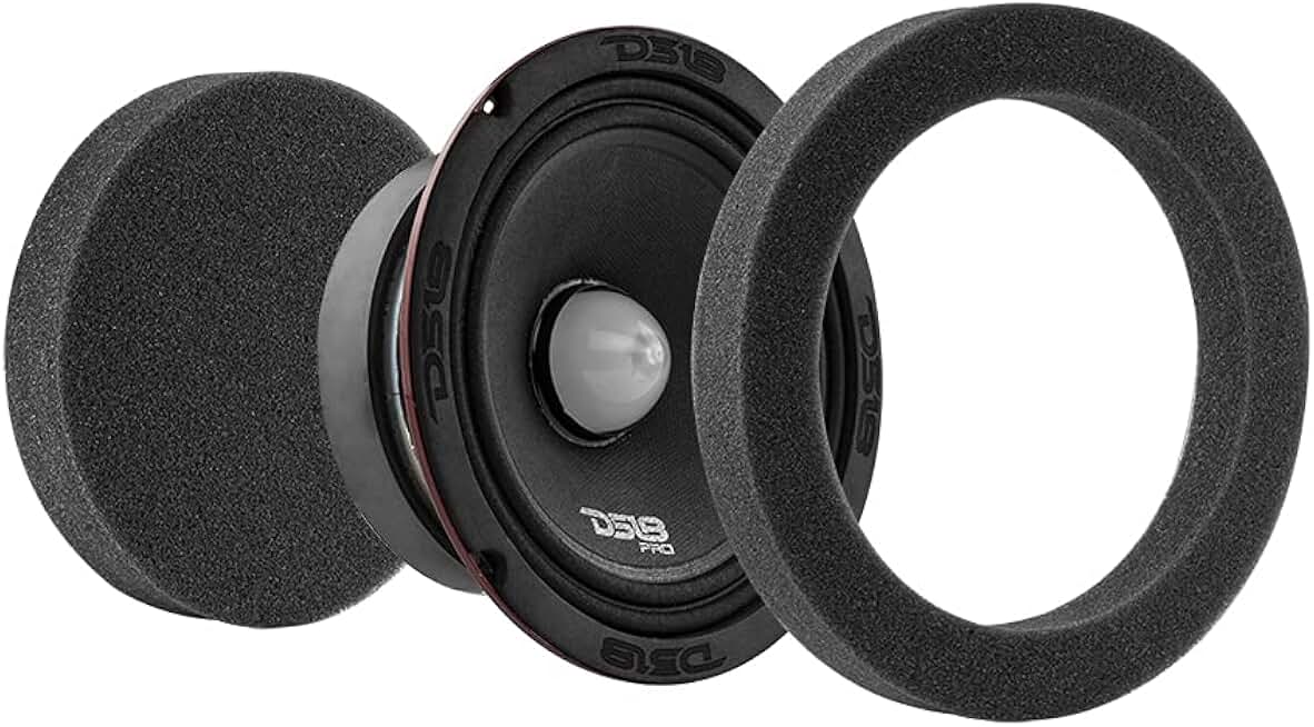 8-inch Car Door Foam Speaker Rings Pair