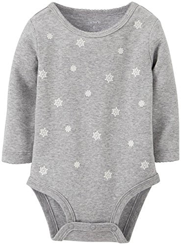 Glitter Bodysuit (Baby) - Heather-3 Months