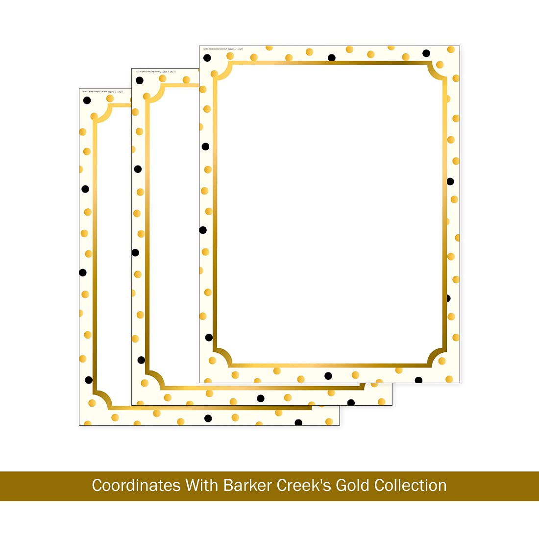 Gold Decorative Printer Paper, 8.5 x 11, 50 Sheets