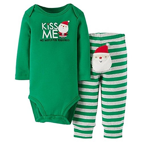 Carter s  Kiss Me Santa 2 piece Outfit  3 Months