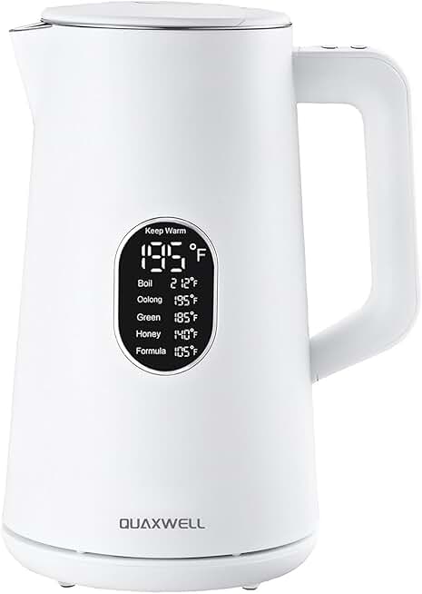 1.5L Stainless Steel Electric Kettle with Temperature Control