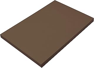 Dark Brown Construction Paper, 12 x 18 inches, 100 sheets